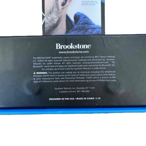 New Brookstone Infinitylink Touch Control Wireless Bluetooth Earphones Earbuds - Picture 4 of 5
